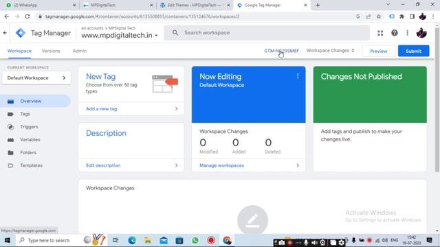 How To Connect Google Tag Manager In WordPress Website In 2023 | google tag manager tutorial
