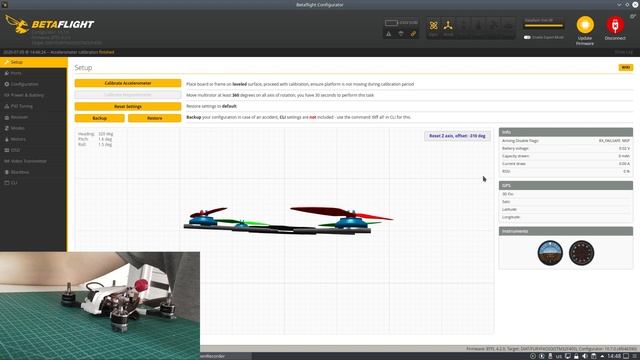 Настройка betaflight от А до Я. Часть 2: настройка Setup и Ports.