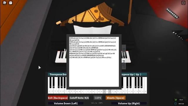 Playing Fur Elise on the piano in roblox. *sheets are in description смотреть онлайн