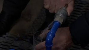 Московская вода приходит в Люберцы. 11.01.2022г.