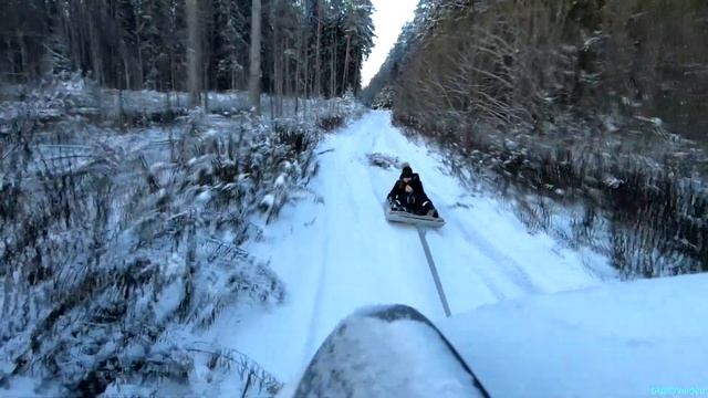 На санках с ветерком, зима для детей. смотреть онлайн