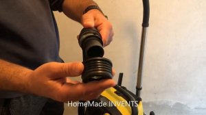 Karcher WD 6 Premium - How to unclog a drain.