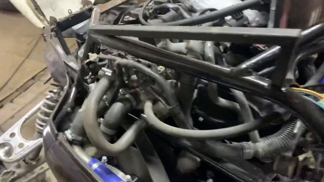 Снегоход своими руками с двигателем от автомобиля Toyota Passo 1kr - fe смотреть онлайн