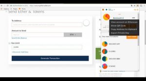 Кошелёк эфириум ERC 20/ Metamask