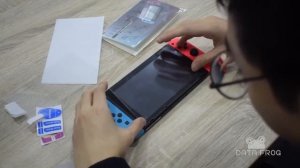 Как установить защитное стекло Data Frog для Nintendo Switch