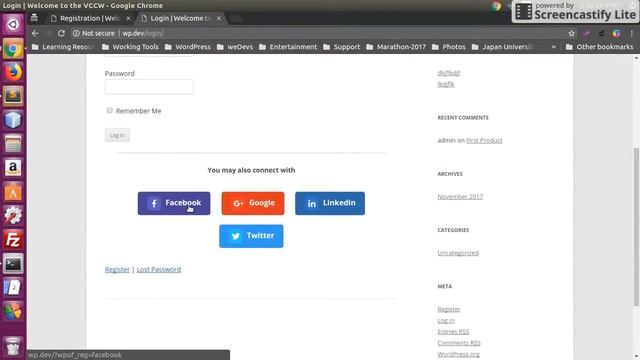 Social Login with Facebook, Twitter, LinkedIn and Google. смотреть онлайн