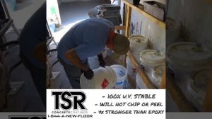 Properly preparing concrete for coating;TSR Concrete Coatings