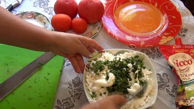 ПОМИДОРЫ С ТВОРОЖНОЙ НАЧИНКОЙ смотреть онлайн