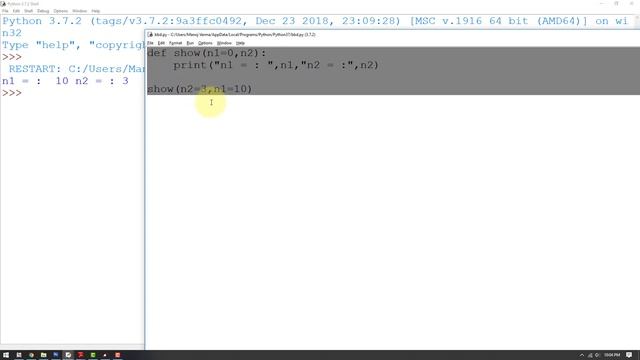 Python - Function (Keyword Augment ) - Python Tutorial in Hindi | Learn Python for class 11