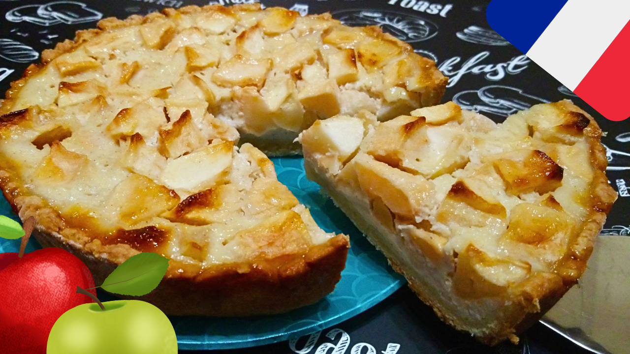 НОРМАНДСКИЙ ЯБЛОЧНЫЙ ПИРОГ / Заливной пирог с яблоками по-французски / Французский пирог из яблок