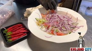 Приготовление куртоб (национальное блюдо)