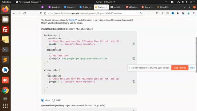 Push notification React Native | Push Notification In React Native Using Firebase смотреть онлайн