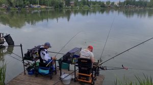 Соревнования по фидерной ловле 1 этап кубка Три Пескаря 2022г.