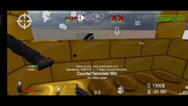 Brutal Strike Classic Mode awp_lego_2b map - Brutal Strike CSGO Mobile