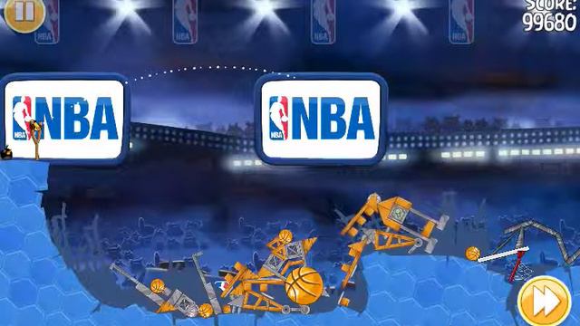 Angry Birds Seasons Ham Dunk 3 Stars Basketball 130420