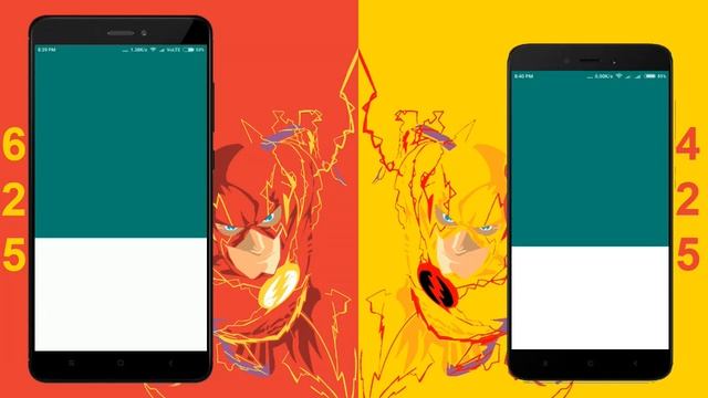 Snapdragon 625 vs Snapdragon 425 - Speedtest Comparison