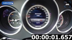 558 HP Mercedes Benz CLS 63 AMG 0-253 km/h Launch Control Acceleration FAST! Autobahn