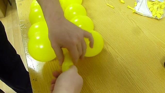 Солнце из воздушных шаров