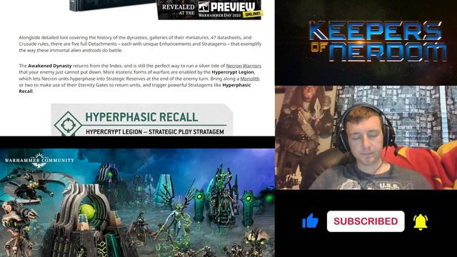 Necrons Codex 10th Edition preview! смотреть онлайн