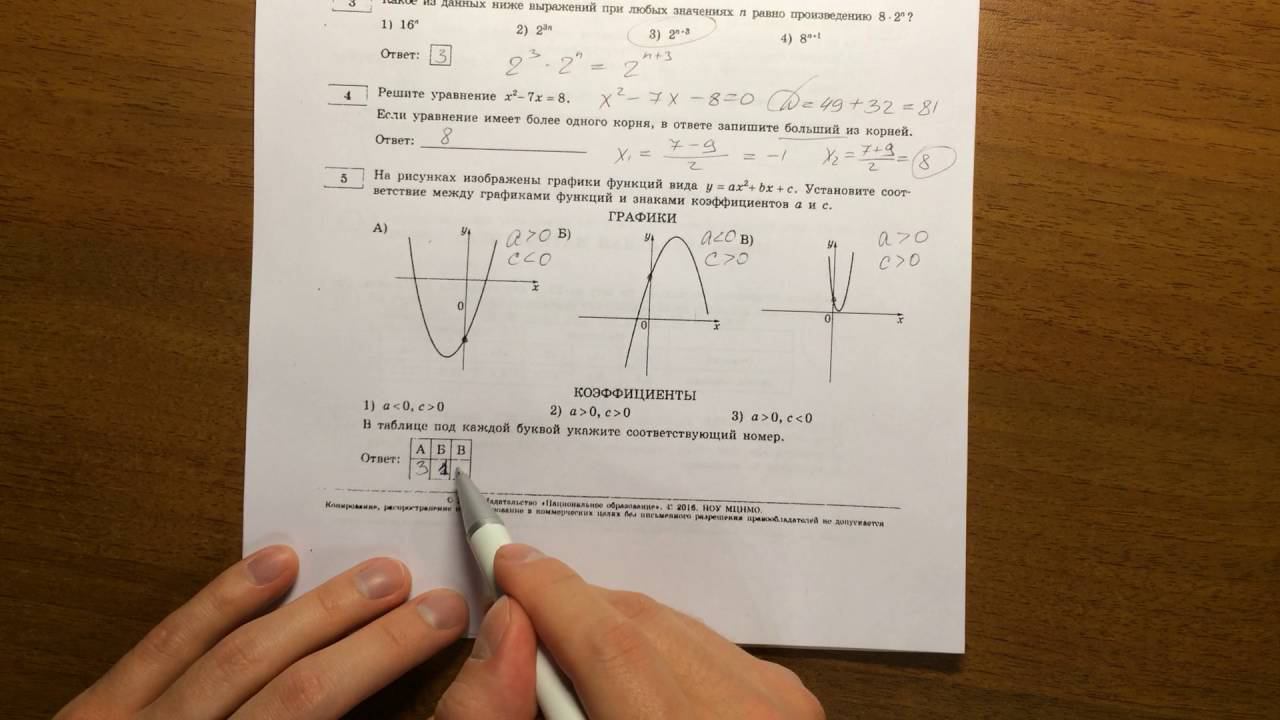 Модуль Алгебра ОГЭ математика