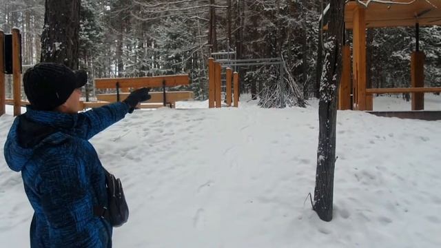 Эко- парк " Гремячая грива " зимой.