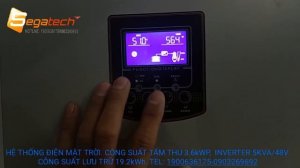 (Phần 4/4)Lắp đặt điện mặt trời tại Hải Phòng - Lắp tổ bình 1600Ah, inverter 5KVA công nghệ MPPT 80