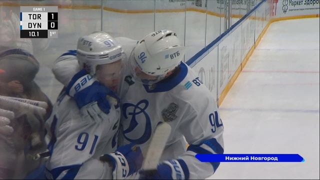 Итоги хоккейного матча в плей-офф "Торпедо" - "Динамо Москва"