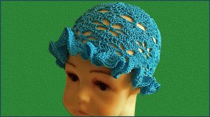 Летняя шапочка крючком. МК вязания крючком. Часть 1.