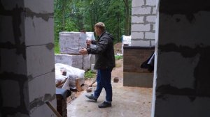 Монолитное перекрытие. Монолитная лестница. Облицовка дома кирпичом