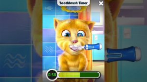 Talking ginger toothbrush timer
