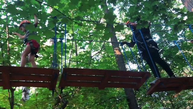 Панда парк в Измайловском парке. Как я прошла все уровни по очереди! #алисаактриса #пандапарк