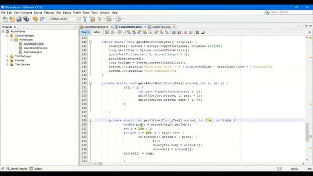 Using Efficient Sorting Algorithm in Java DS Project Part 3 смотреть онлайн