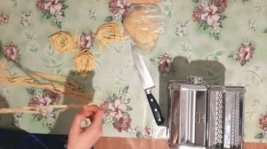 Гнезда из домашней  лапши с фаршем