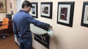 Настенная гладильная доска Русалка видеообзор