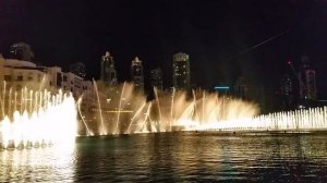 ОАЭ Dubai Fountains.ОАЭ, Enrique Iglesias Heroe Объединённые Арабские Эмираты,Фонтаны ОАЭ