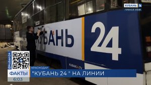 На улицы Краснодара выйдут трамвай, троллейбус и автобус в цветах «Кубань 24»