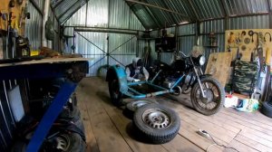 Купил ураловскую коляску на ДНЕПР! Покраска рамы!