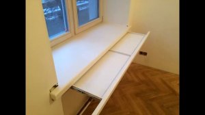 Подоконник с потайным ящиком