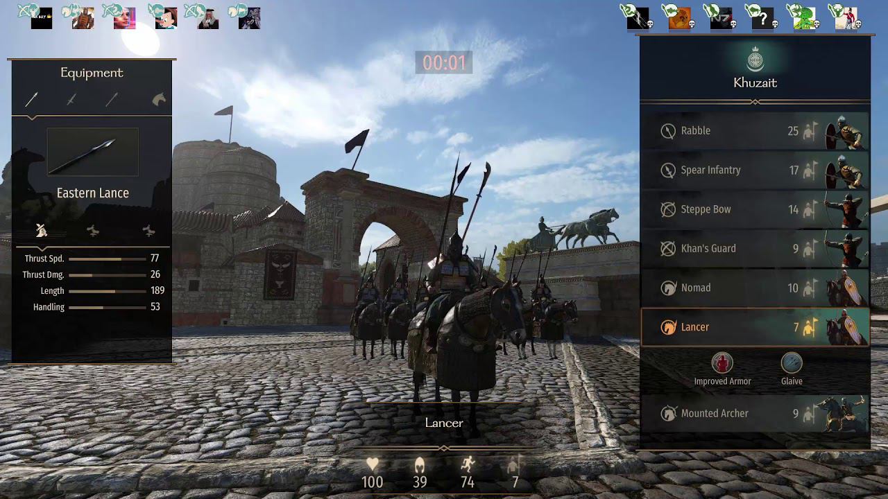 Mount and blade 2 Bannerlord cavalry at Streets of Syllianon, captain mode смотреть онлайн