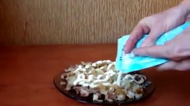 Кухня. Салат Лисья шуба.