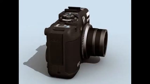 3D Model Canon PowerShot G12 at 3DExport.com смотреть онлайн