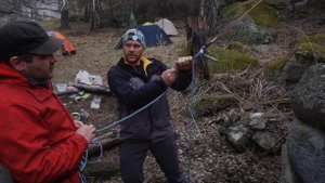 Применение реверсо на верхней станции при страховке "второго"  в связке //HighlandClub.ru