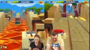 Новогодний забег Томов в игре Том за золотом! Морозный Том против Санты Тома от Каталекс!