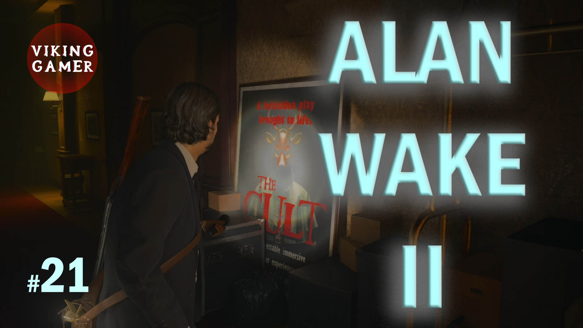 Прохождение  "Alan Wake II"  часть  21 Ритуал перед шоу и Призраки