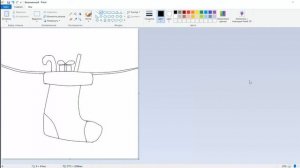 Как нарисовать НОВОГОДНИЙ САПОЖОК/ уроки рисования