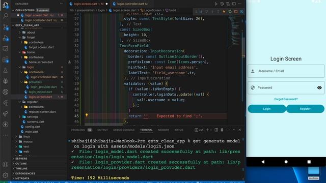 GetX Login Auth Process | Flutter GetX Clean Architecture ?
