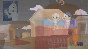 5 Esqueletos Saltando en la Cama - Canciones Infantiles de Halloween - Canción de Día de los Muerto