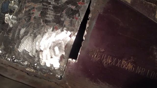 Форд Скорпио. Начало сварочных работ. Коррозия в районе вин номера. смотреть онлайн