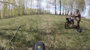 Катаем в Госоме .Тест Мотоленд VRX- 450 в сравнении с DRZ-400 част 1