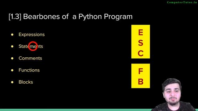Barebones of a Python Program | Part [3/10] Chapter 1 | CBSE Class 12 CS/IP